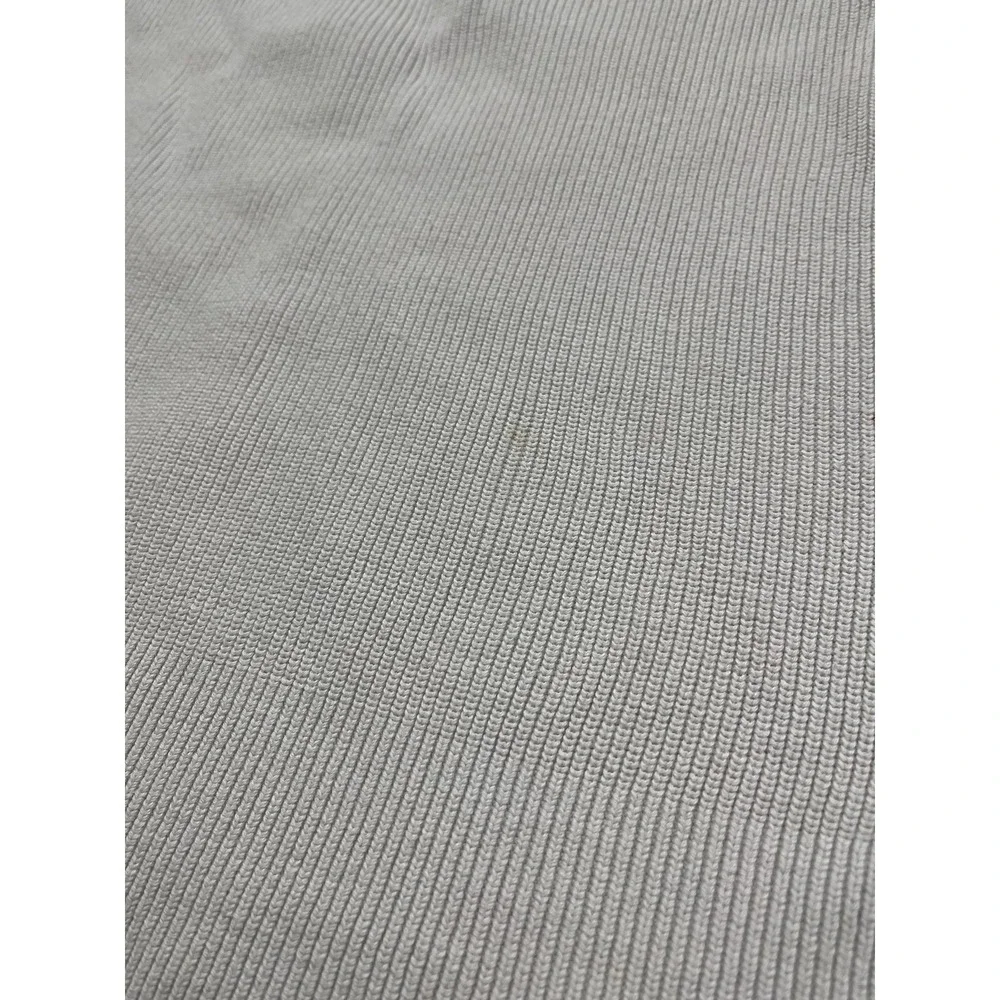 Banana Republic Men Sweater Large Ivory Ribbed Crew Neck Skater Grunge Fisherman